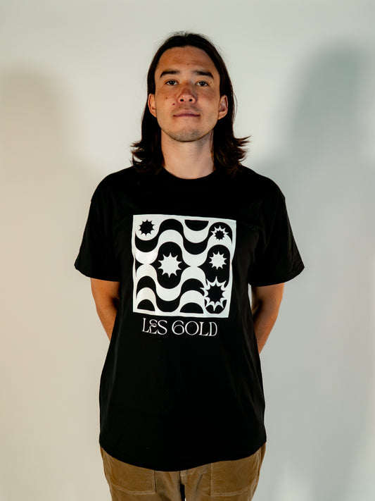 Black Les Gold T Shirt