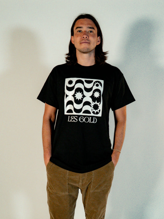 Black Les Gold T Shirt