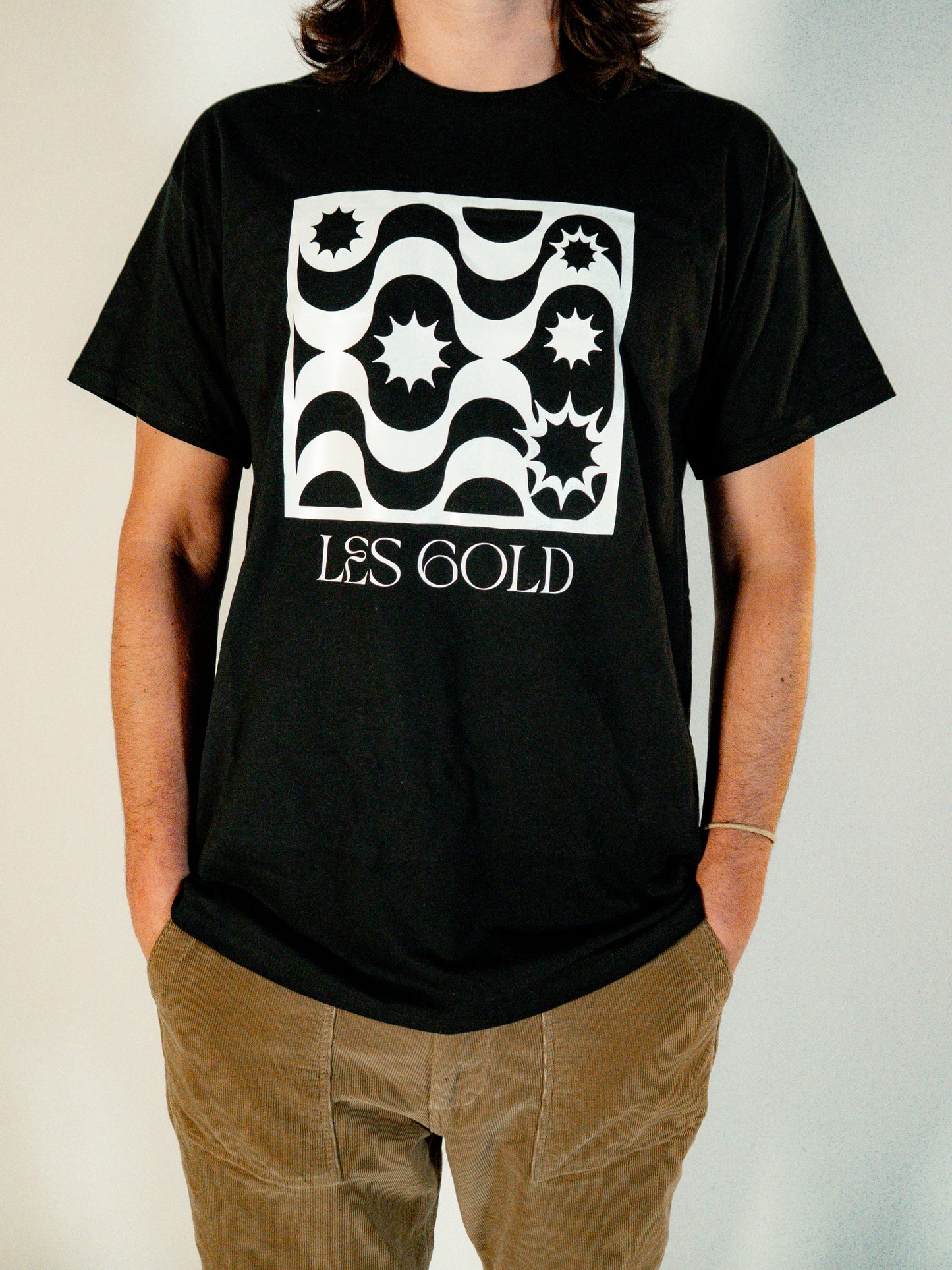 Black Les Gold T Shirt