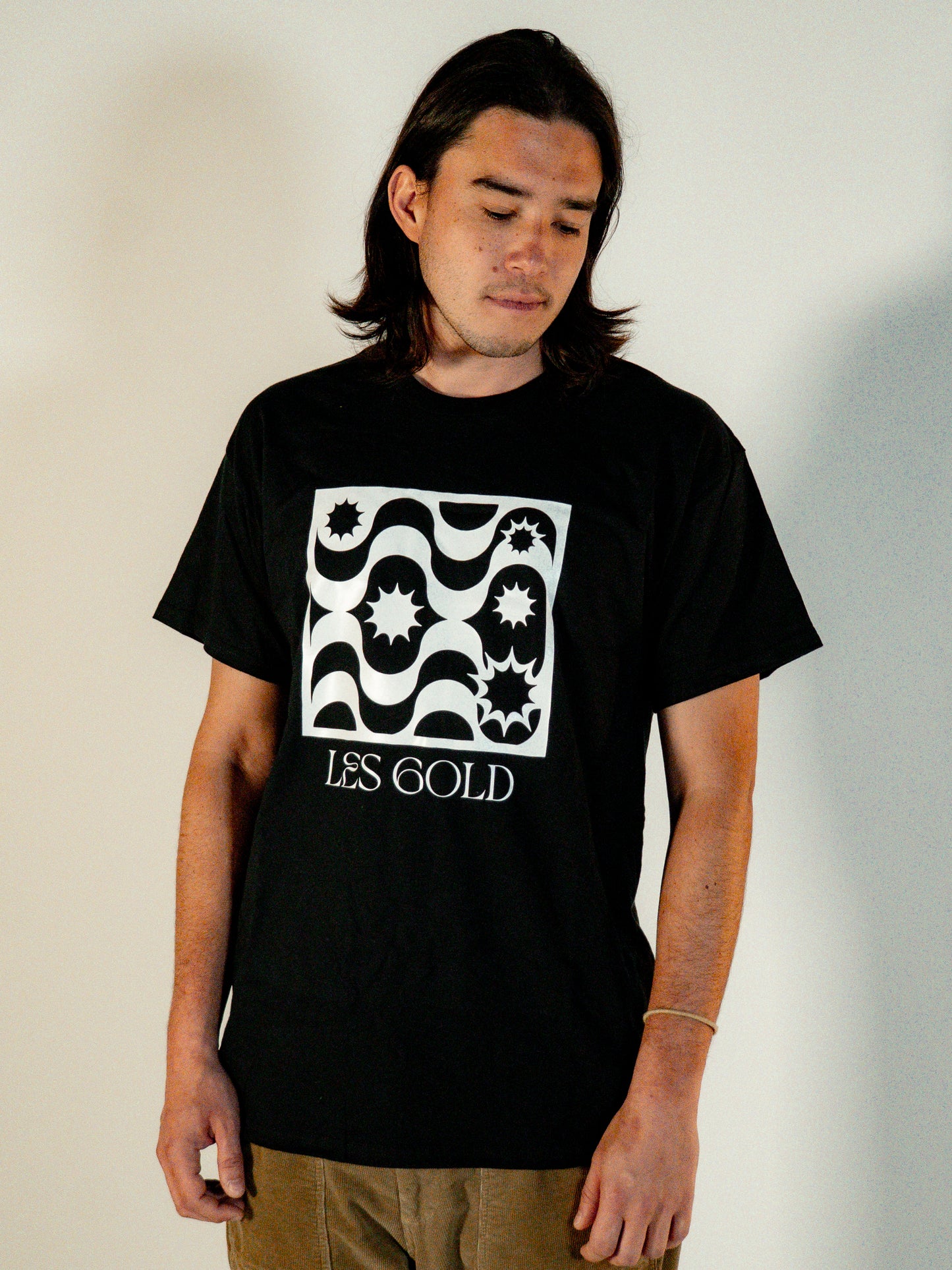 Black Les Gold T Shirt