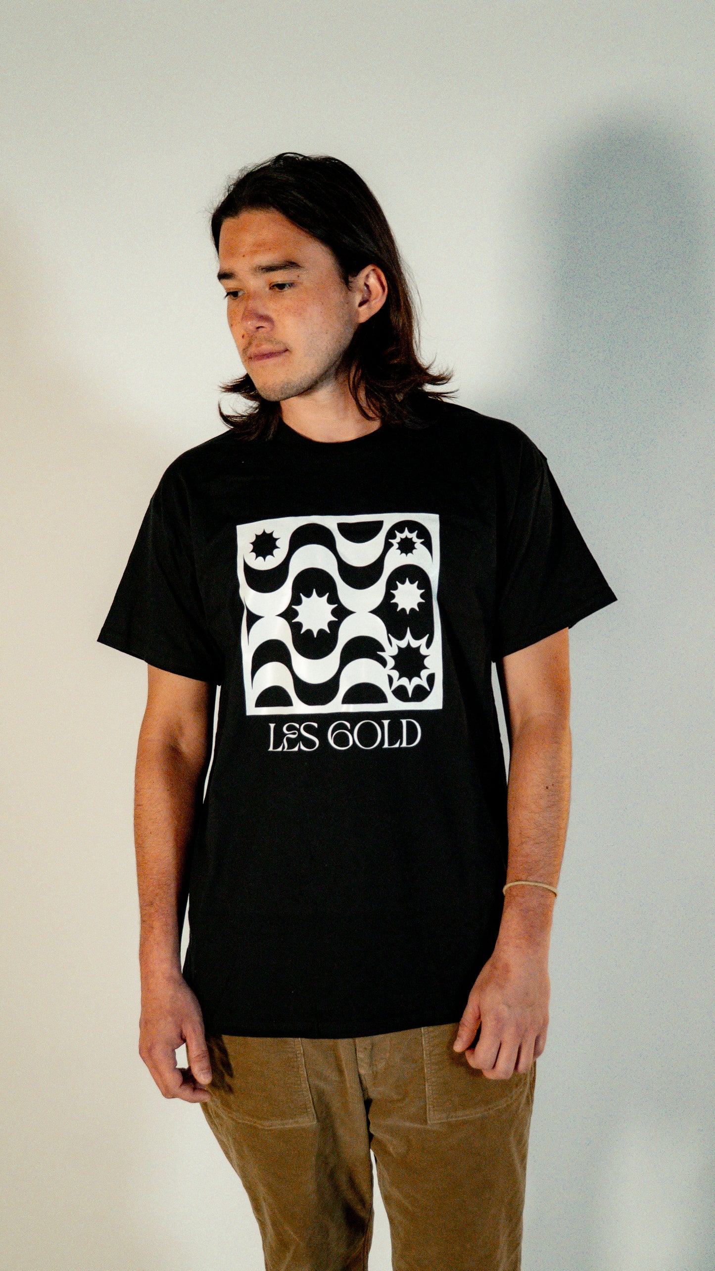 Black Les Gold T Shirt