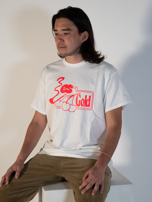 White Les Gold T-Shirt