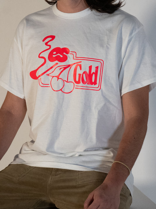 White Les Gold T-Shirt